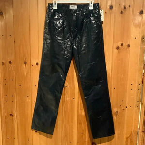 New NWT AGOLDE leather 90s pants size 28